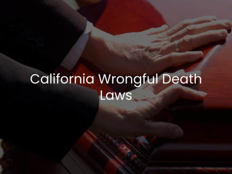 California Wrongful Death Laws