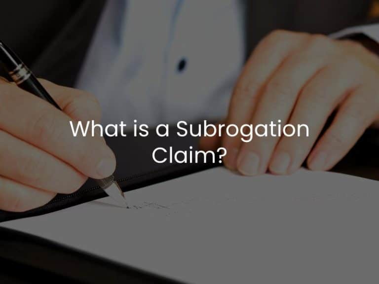 What Is A Subrogation Claim?